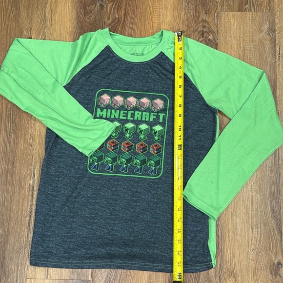 MINECRAFT Boys 2-Piece Fleece Pajama Set (Size: 14/16) - Picture 3 of 12